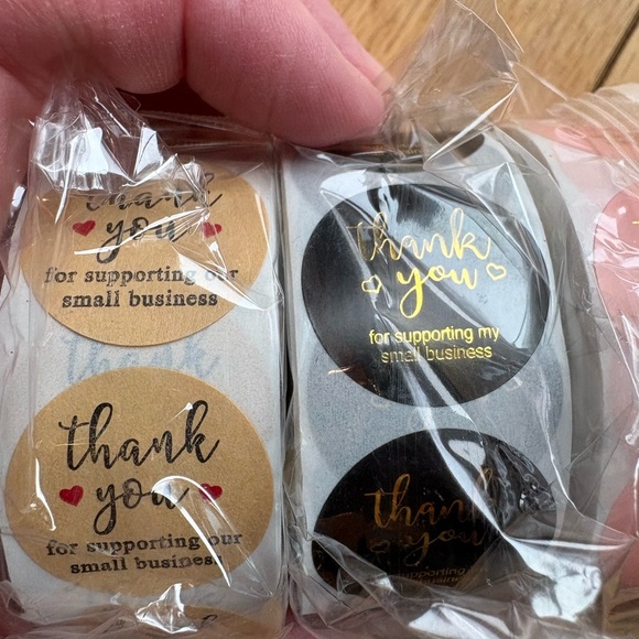 Thank You Stickers 500 choice of design - Picture 2 of 4